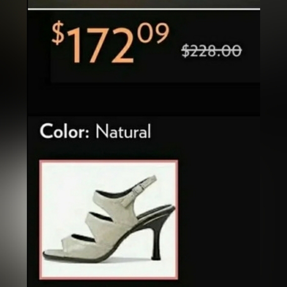 Holiday Chic Elegant Silver Gray Shimmer Formal Slingback New - Picture 3 of 4